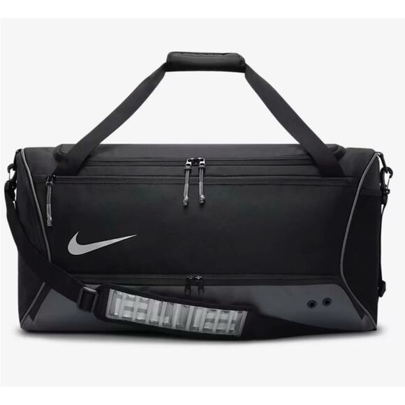 Nike Hoops Elite Duffel Duffle Bag Backpack Black Gym Travel DX9789-010 57L - Picture 1 of 5